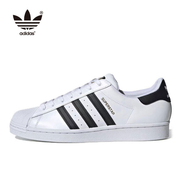 Adidas Superstar 白黑金標 經典貝殼休閒鞋 C77124