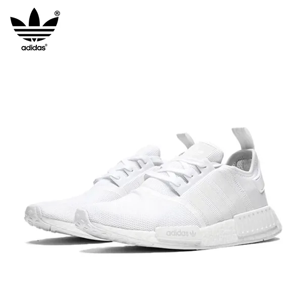 Adidas NMD R1 Triple White 全白 白武士 3M反光 網面 跑步鞋 BA7245
