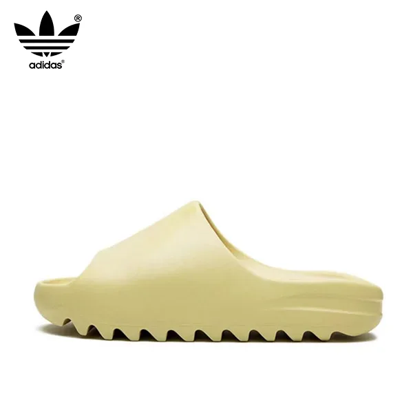 Adidas Yeezy Slide 椰子拖鞋 極簡風 厚底 黃色
