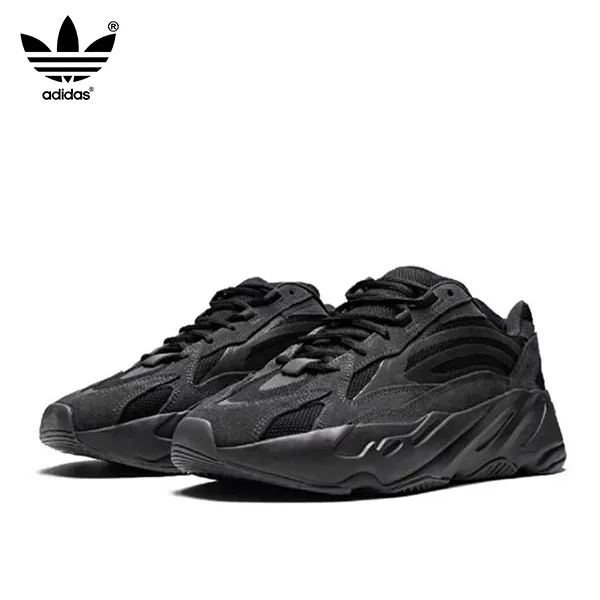 Yeezy 700 V2 Vanta Adidas FU6684 黑魂全黑反光椰子老爹鞋
