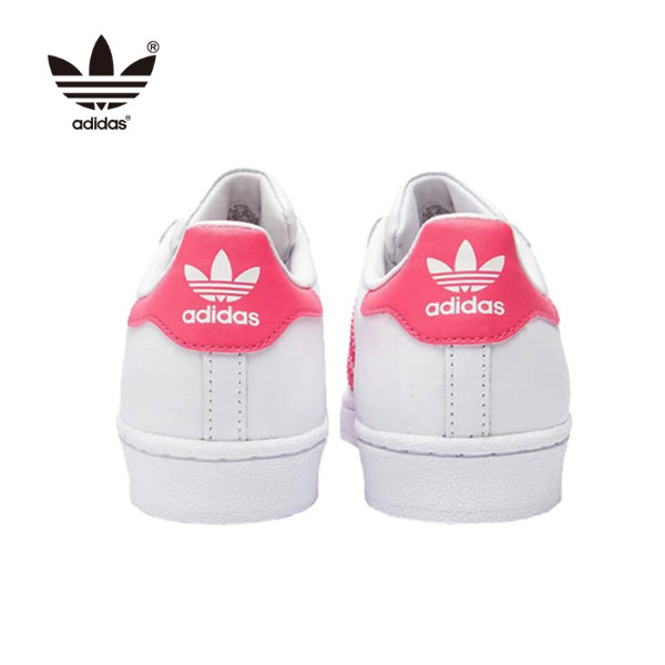 Adidas Superstar J CG6608 皮革 White Pink 白粉女鞋