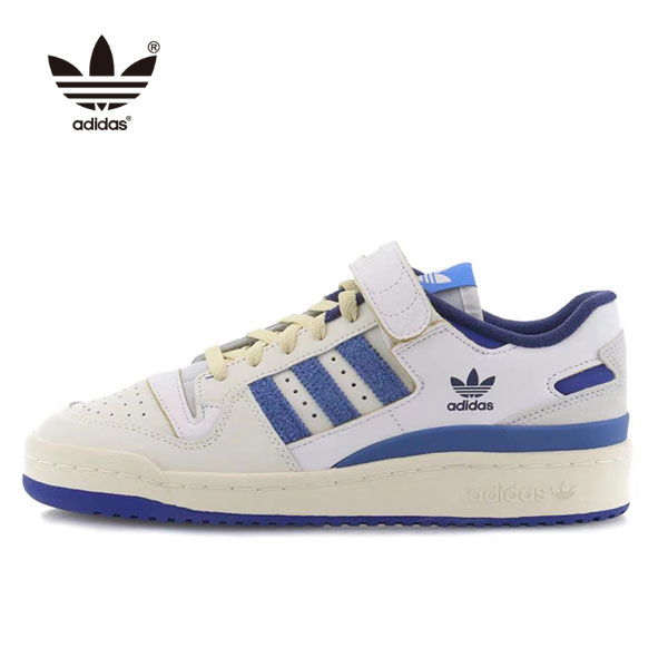 Adidas Originals Forum 84 Low Blue Thread 白藍低幫男女板鞋 S23764