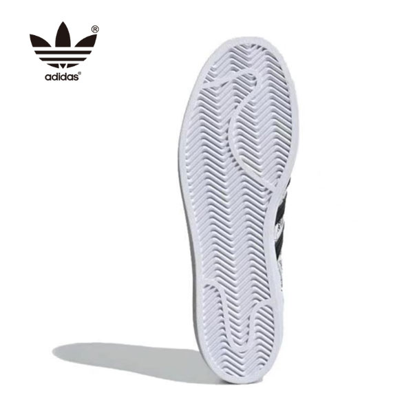 Adidas Superstar FV2819 白黑滿印Logo 金標貝殼頭