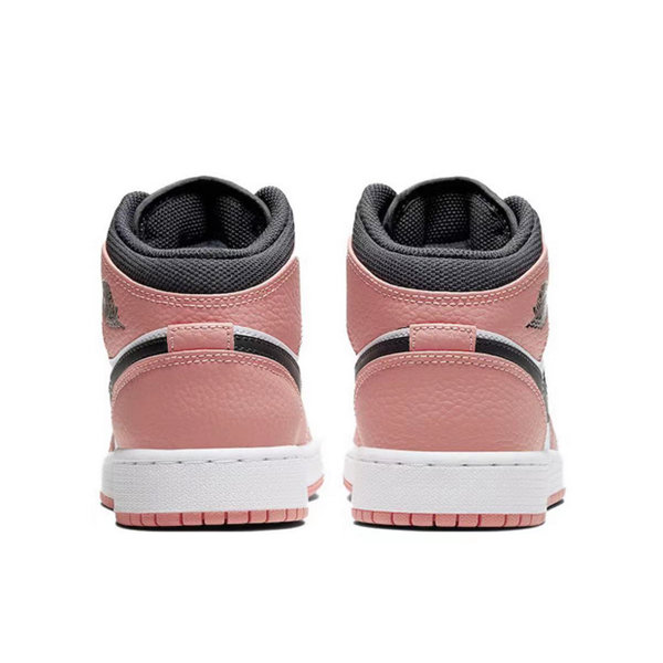 好穿舒適#2022熱銷 Air Jordan 1 Mid “Pink Quartz”(GS)櫻花粉 女款