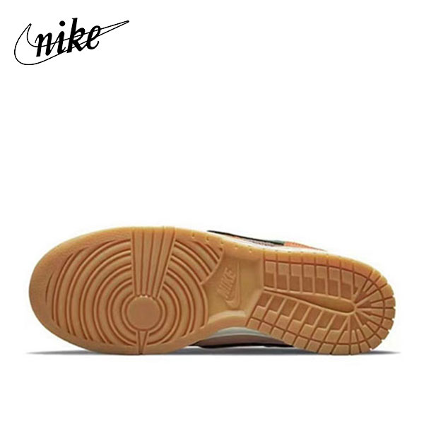 Nike Dunk Low變形蟲 棕綠 腰果花 拼接縫合 低幫休閑板鞋 男女同款#熱銷推薦