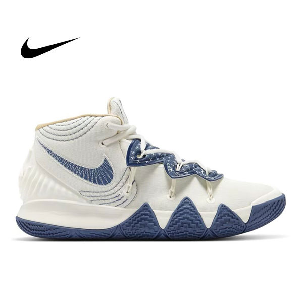 Nike Kyrie S2 EP “Sashiko”減震防滑 高幫實戰籃球鞋 男女同款 白藍