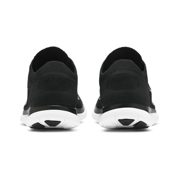 Nike Free 4.0 Flyknit 黑白 赤足透氣輕便 低幫跑鞋 男款#特價搶購#