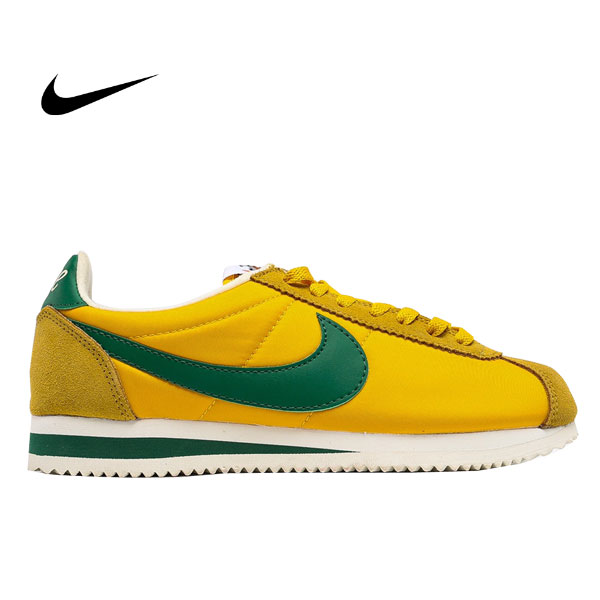 新品上架#2022熱銷 Nike Classic Cortez 經典款阿甘慢跑鞋 黃綠色 透氣 休閒