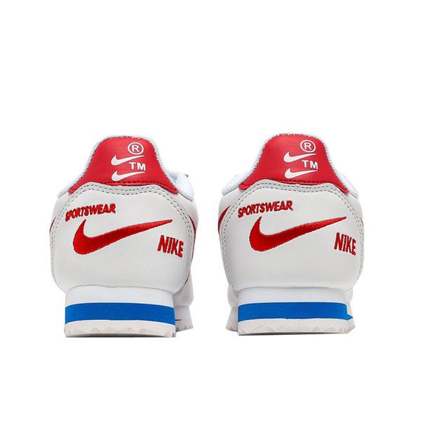 超值人氣#2022熱銷 Nike Classic Cortez 白紅結構阿甘男女復古跑步鞋