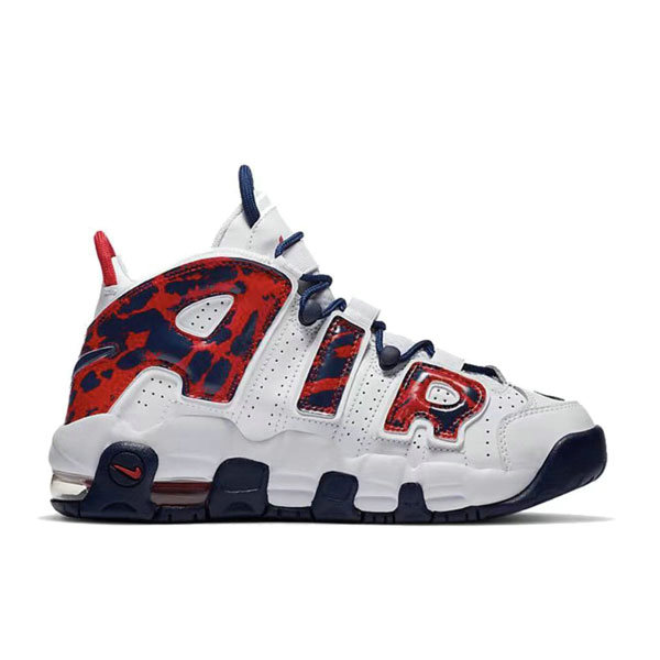 好穿舒適#2022熱銷 Nike Air More Uptempo 皮蓬 蛇紋迷彩 白紅