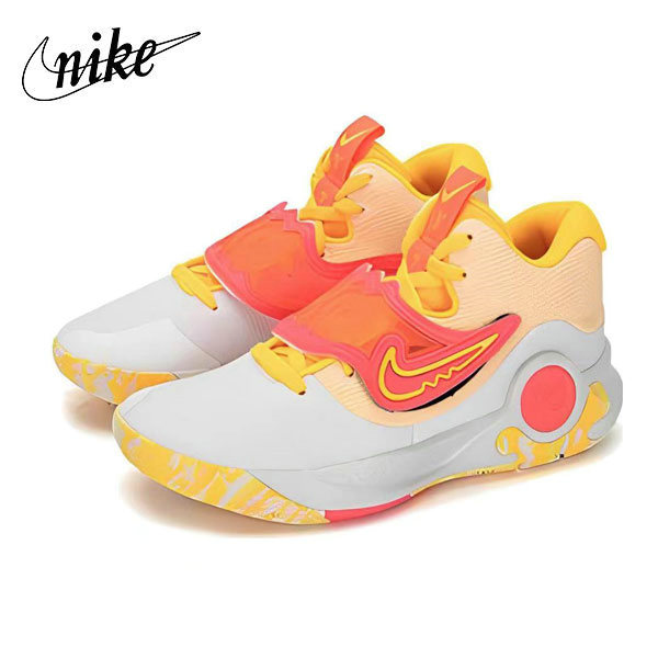 Nike KD Trey X EP 杜蘭特 防滑耐磨 中幫籃球鞋 橙黃灰 男款