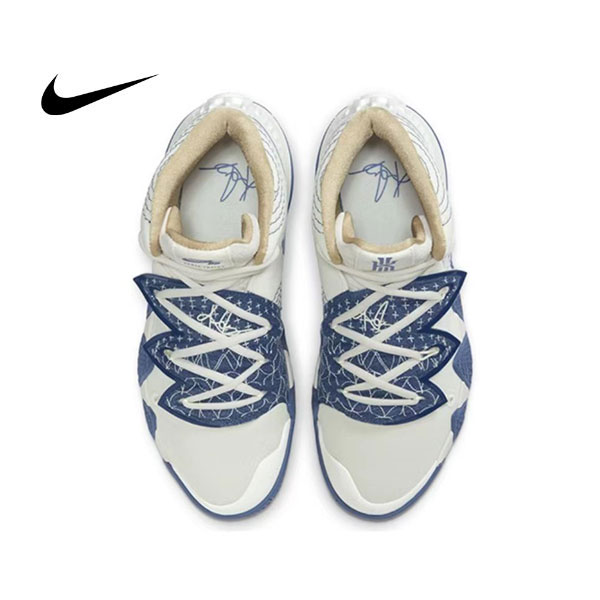 Nike Kyrie S2 EP “Sashiko”減震防滑 高幫實戰籃球鞋 男女同款 白藍