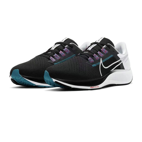 好評熱銷#2022 Nike Zoom Pegasus 38 低幫輕便跑步鞋 男女同款 黑白藍