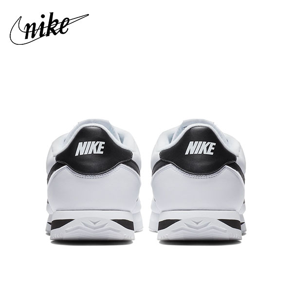 Nike Cortez White Black阿甘鞋 低幫復古慢跑鞋 男女同款 白黑#超值人氣