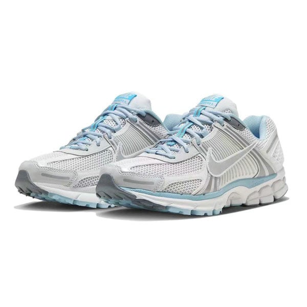 Nike Zoom Vomero 5 舒適透氣 低幫跑步鞋 男女同款 白藍