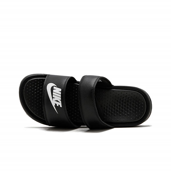Nike Benassi Duo Ultra Slide 兩杠 舒適腳感 抗磨防滑 沙灘鞋忍者拖鞋 純黑
