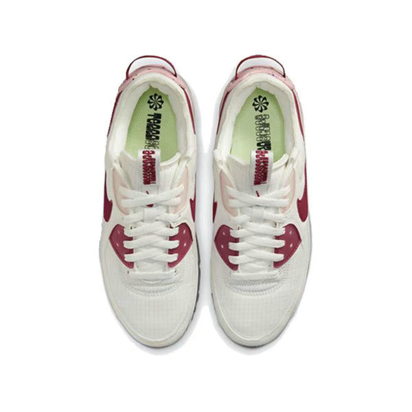 Air Max 90 Terrascape Pomegranate 石榴 耐磨 低幫跑步鞋 女款 米紅#透氣舒適