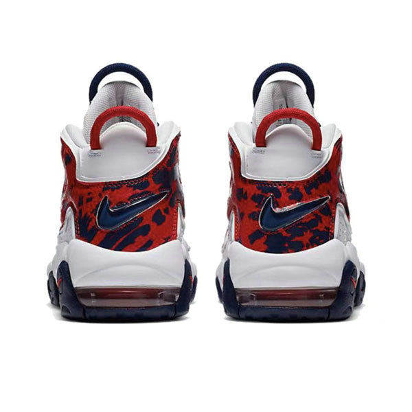 好穿舒適#2022熱銷 Nike Air More Uptempo 皮蓬 蛇紋迷彩 白紅