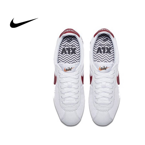超值人氣#2022熱銷 Nike Classic Cortez NYlon Premium Red慢跑鞋 白紅藍 男女同款