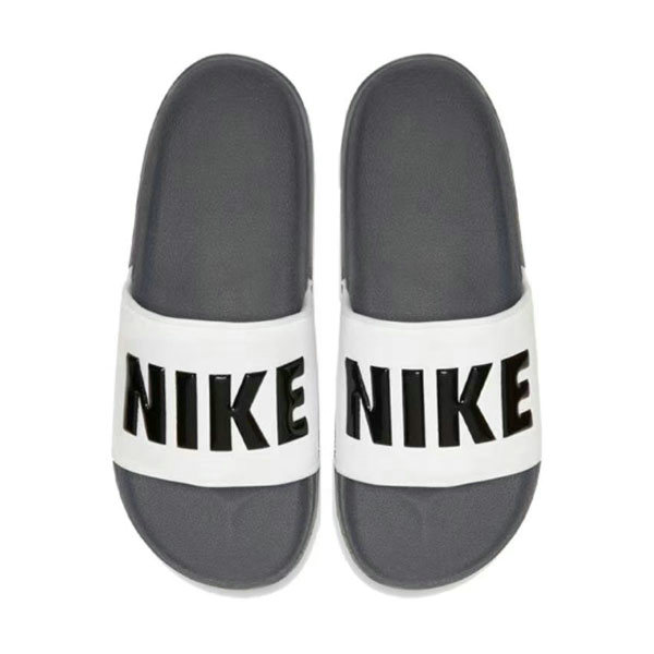 Nike Offcourt 戶外潮流 字母 運動拖鞋 男女同款 黑白