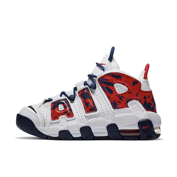 好穿舒適#2022熱銷 Nike Air More Uptempo 皮蓬 蛇紋迷彩 白紅