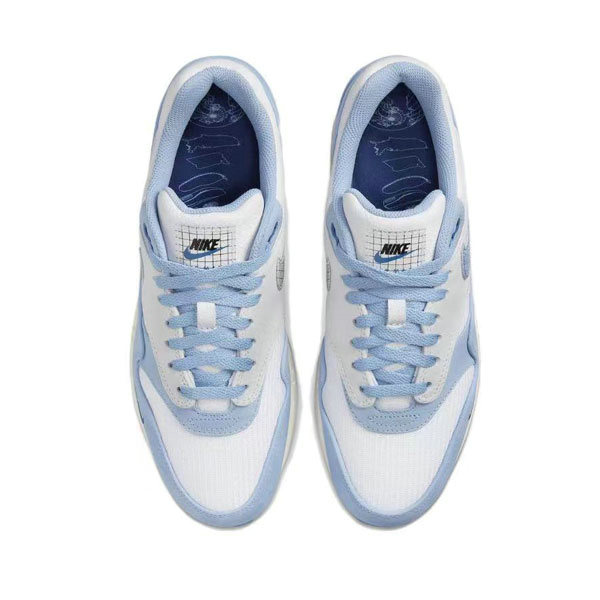 NIKE Air MAX 1 "Blueprint"藍圖 複古休閒 低幫跑步鞋 男女同款 白藍