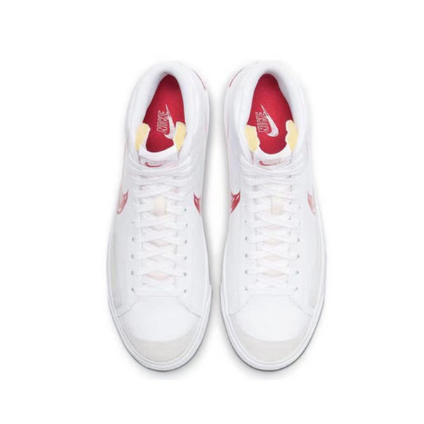 Nike Blazer Mid 77 Sketch Pack 塗鴉紅勾 輕便防滑 復古板鞋 男女同款 白紅