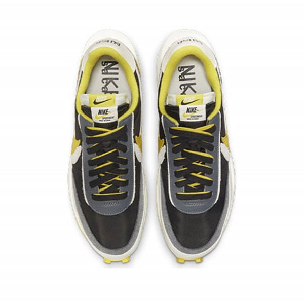 Nike Sacai Undercover Yellow 灰黑黃 重疊雙勾 慢跑鞋 男女同款#瘋狂搶購