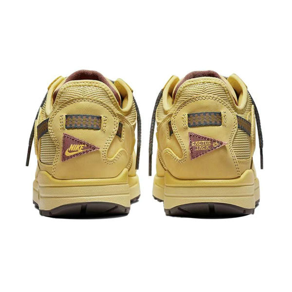 Nike Air Max 1 Travis Scott Cactus Jack Saturn Gold聯名 TS倒鉤 低幫跑步鞋 土星金色#最夯商品