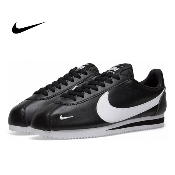 Nike 阿甘鞋 黑白 Nike Cortez Premium 復古跑步鞋 男女同款#買到賺到