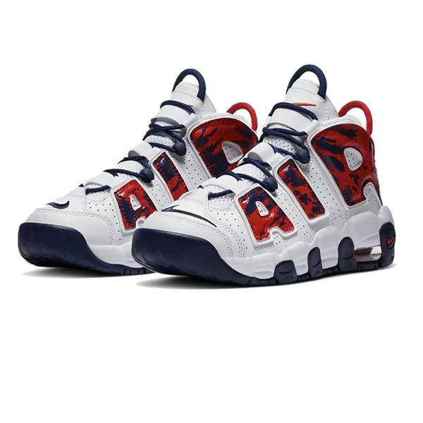 好穿舒適#2022熱銷 Nike Air More Uptempo 皮蓬 蛇紋迷彩 白紅