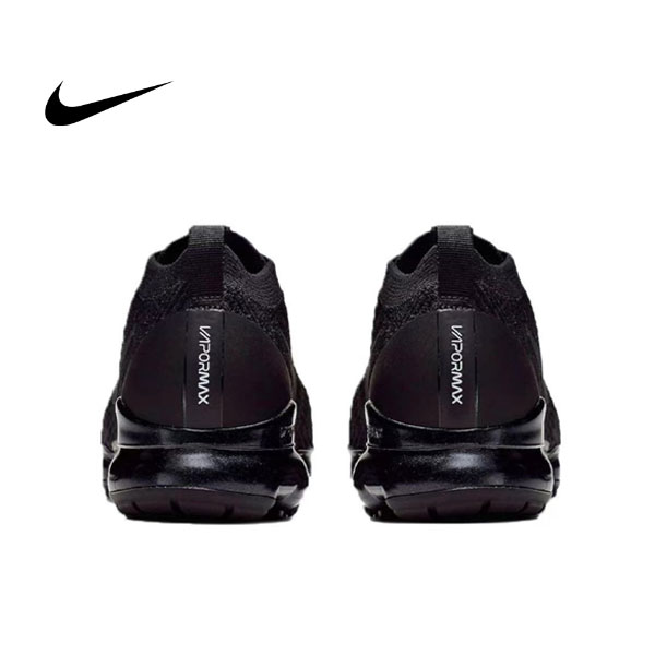 經典熱銷款#2022熱銷 Nike Air VaporMax Flyknit 3.0 低帮 輕便跑步鞋 黑魂 男女款