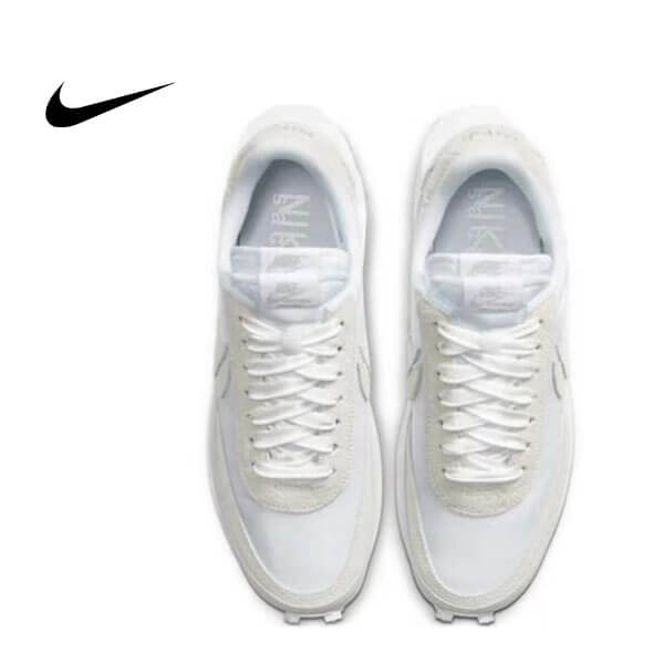 新款熱銷#2022熱銷 Sacai X Nike LDV Waffle 解構 純白跑步鞋